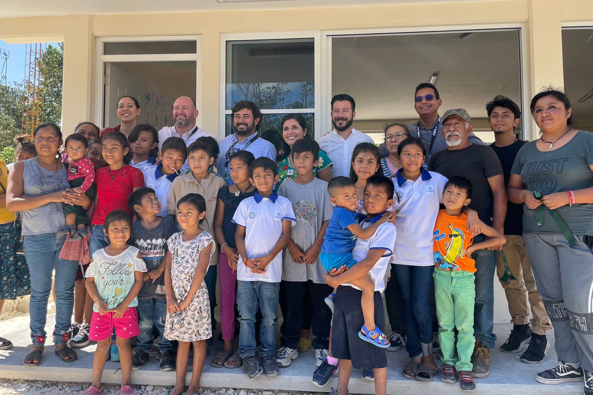 santa cecilia school project banyan tree mayakoba team